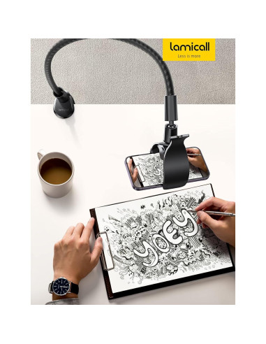 Soporte para Teléfono Lamicall GP05-B con Brazo Flexible 97cm