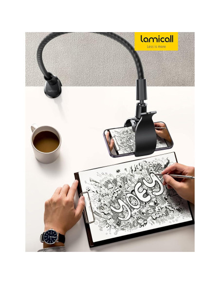 Soporte para Teléfono Lamicall GP05-B con Brazo Flexible 97cm