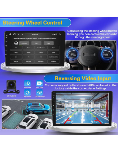 Estéreo Android 9'' Fuluku para Toyota Hilux 2005-2014 4+64GB