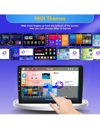Estéreo Android 9'' Fuluku para Toyota Hilux 2005-2014 4+64GB
