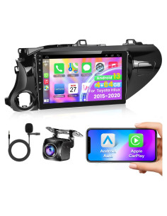 Estéreo de coche WOWiViD para Toyota Hilux 2015-2020 9"