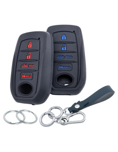 Cubierta de Llave Silicona 4 Botones RUNZUIE Toyota 2022-2025