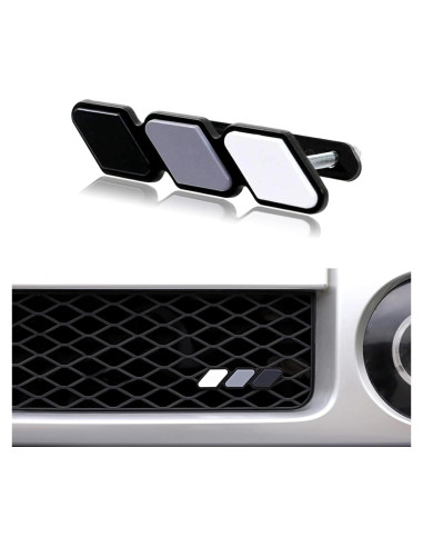 Insignia Decorativa Rejilla Coche Gseigvee Tricolor 11.94x2.49cm