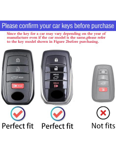 Funda de Llave Toyota TPU 2019-2024 Venza RAV4 Hilux 2