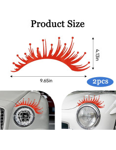 Calcomanías Reflectantes para Faros de Coche Wuyaoyao - 2 Pcs 2