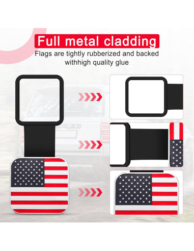 Cubierta de Enganche de Remolque UYYE 5 cm Goma Bandera