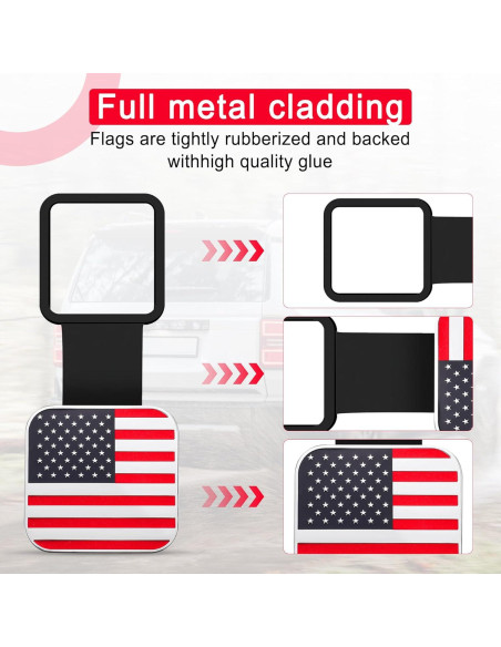 Cubierta de Enganche de Remolque UYYE 5 cm Goma Bandera