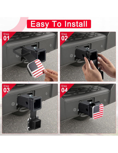 Cubierta de Enganche de Remolque UYYE 5 cm Goma Bandera