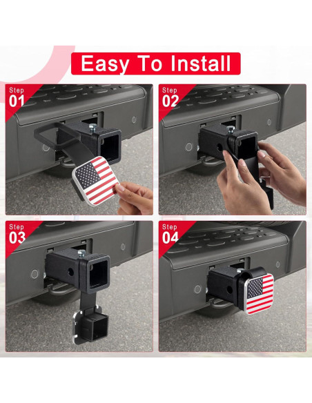 Cubierta de Enganche de Remolque UYYE 5 cm Goma Bandera