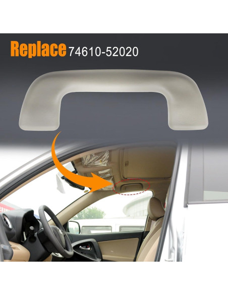 Mango de Tirón de Techo Auto ABS para Toyota 2003-2021