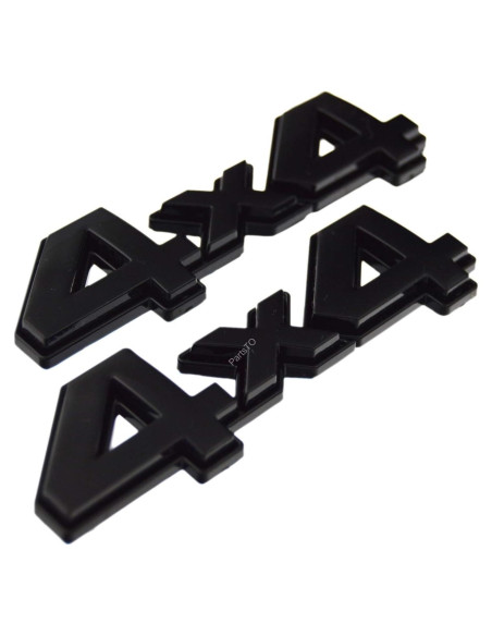 Emblema 4x4 PartsTo 3D Negro Brillante para Toyota