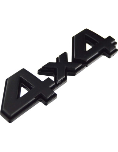 Emblema 4x4 PartsTo 3D Negro Brillante para Toyota