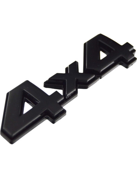 Emblema 4x4 PartsTo 3D Negro Brillante para Toyota