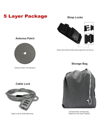 Cubierta de coche USCarCover para Toyota Hilux 2018-2025