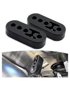 Soporte de Escape de Goma Leediga 2 PCS Ajustable Universal