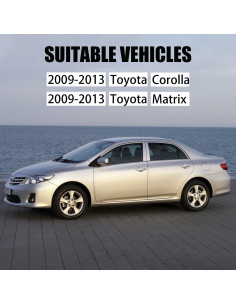 Kit de Suspensión Frontal Inferior HALEQP para Toyota Corolla 2009-2013 2