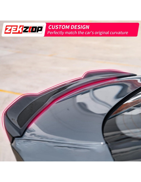 Alerón Trasero Zekzoop para Toyota Corolla 2020-2025 Negro