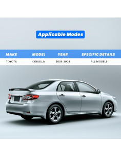 Kit de suspensión 10 piezas AngyMeck para Toyota Corolla 2003-2008 2