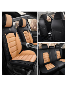 Fundas de Asiento de Cuero SOUIPA para Toyota Corolla 2006-2024