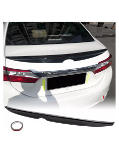 Spoiler Trasero Toyota Corolla 2014-2018 ABS Negro Brillante