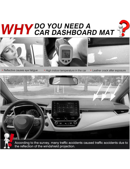 Cubierta de tablero Autorder para Toyota Corolla 2019-2025