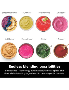 Licuadora Ninja TB201 1800W Jarra 2.1L Tecnología BlendSense 2