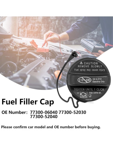 Tapa de tanque de combustible Loomyar para Toyota y Scion