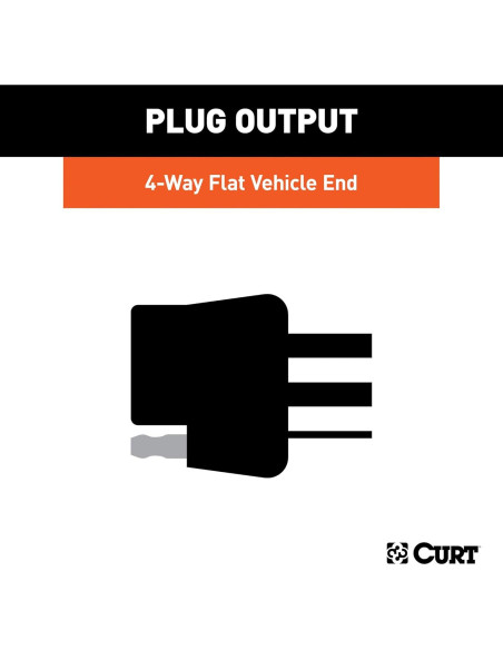 Arnés de Cableado CURT 4 Pines para Toyota Corolla Sedán