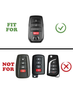 Cubierta de Llave TANDRIVE para Toyota Camry y Corolla 2023-2025 2