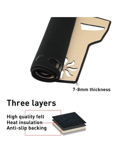 Cubierta de tablero personalizada REMOCH para Toyota Corolla 2019-2025