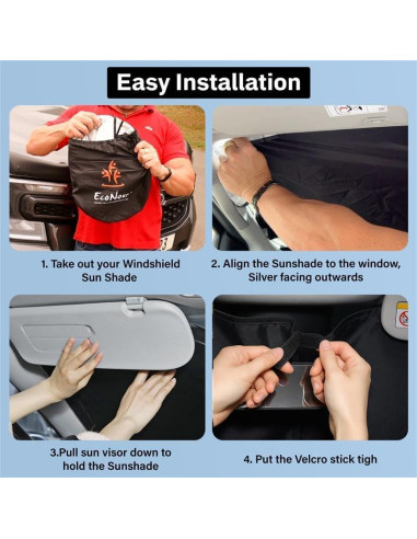 Protector Solar Parabrisas Toyota Corolla 2019-2025 EcoNour