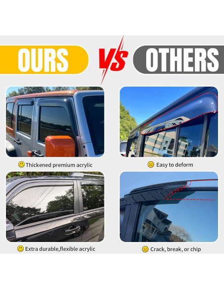 Viseras de Ventana CMVT Auto para Toyota Corolla 2019-2025