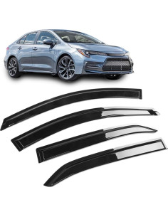 Cinta Exterior Viseras Ventana IKON MOTORSPORTS Toyota Corolla 2020-2025 2