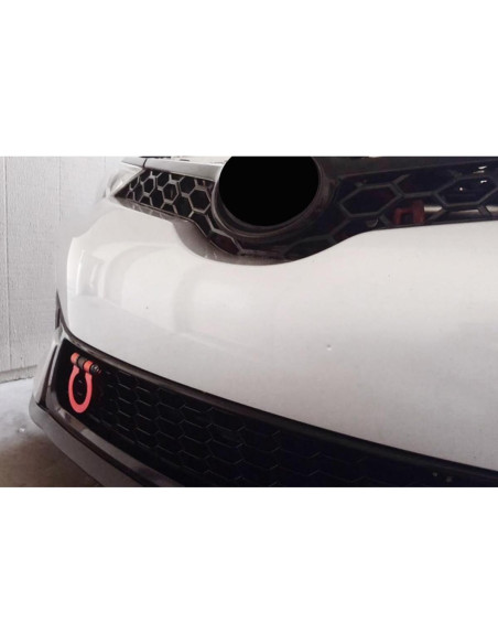 Anillo de Remolque Rojo iJDMTOY para Toyota C-HR y Corolla