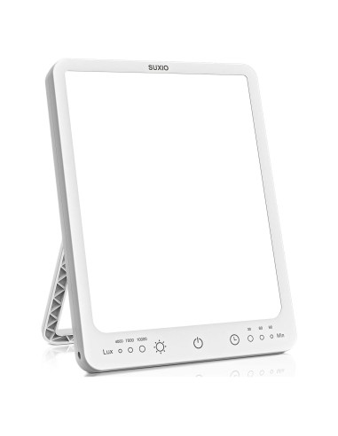 Lámpara de Terapia de Luz SUXIO 10000 Lux con 3 Modos y Temporizadores