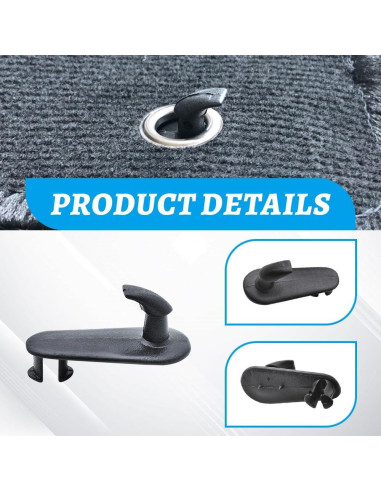 4 Clips de Alfombrilla de Coche Kutyun Reemplazo Toyota Lexus