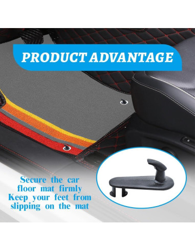 4 Clips de Alfombrilla de Coche Kutyun Reemplazo Toyota Lexus