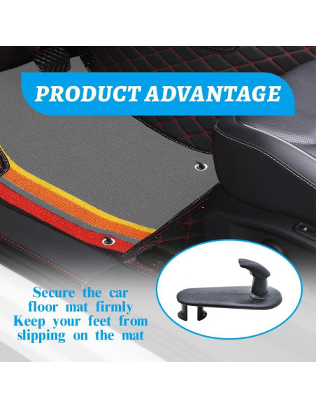 4 Clips de Alfombrilla de Coche Kutyun Reemplazo Toyota Lexus