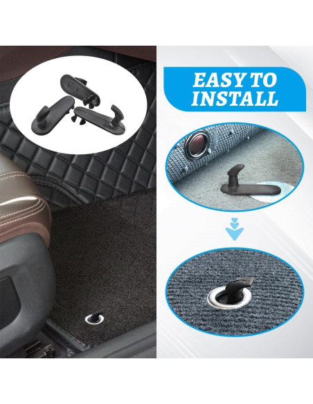 4 Clips de Alfombrilla de Coche Kutyun Reemplazo Toyota Lexus