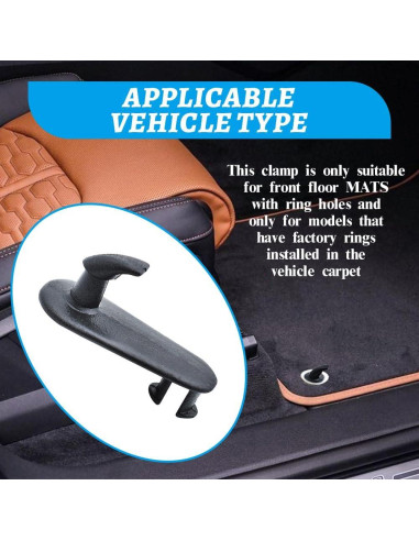 4 Clips de Alfombrilla de Coche Kutyun Reemplazo Toyota Lexus