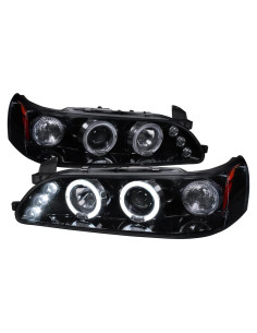 Faros Proyector LED Doble Halo SPEC-D para Toyota Corolla 1993-1997