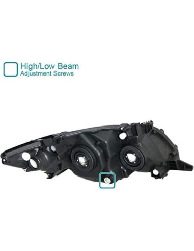 Faros JDM Spec-D Tuning para Toyota Corolla 2009-2010 L+R