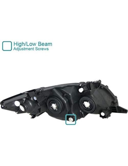 Faros JDM Spec-D Tuning para Toyota Corolla 2009-2010 L+R