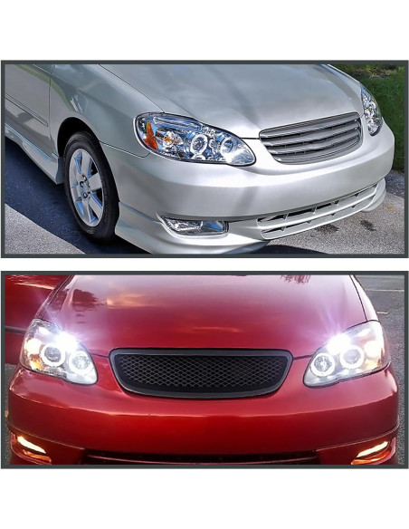 Faros Proyector LED Spec-D Tuning para Toyota Corolla 2003-2008