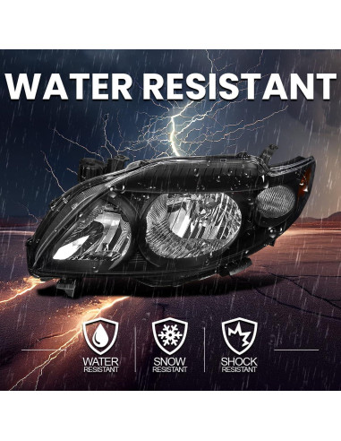 Faros JDM Spec-D Tuning para Toyota Corolla 2009-2010 L+R