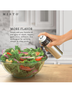 Juego de 2 Pulverizadores de Aceite Misto 95ml Aluminio 2