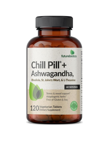 Futurebiotics Chill Pill + Ashwagandha y L-Theanina 120 Tabletas