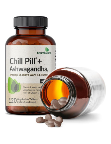 Futurebiotics Chill Pill + Ashwagandha y L-Theanina 120 Tabletas