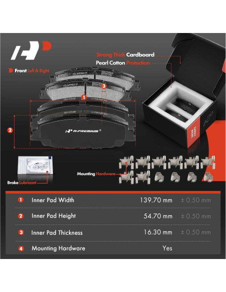 Discos de Freno Perforados y Ranurados A-Premium + Pastillas Cerámicas Toyota Corolla 2019-2022