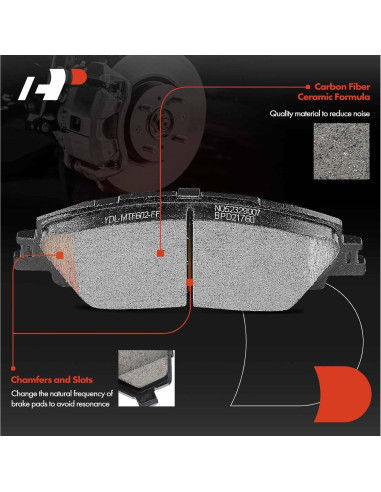 Discos de Freno Perforados y Ranurados A-Premium + Pastillas Cerámicas Toyota Corolla 2019-2022